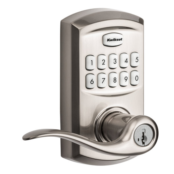 Kwikset Electronic Door Lever with SmartKey & Reviews Wayfair